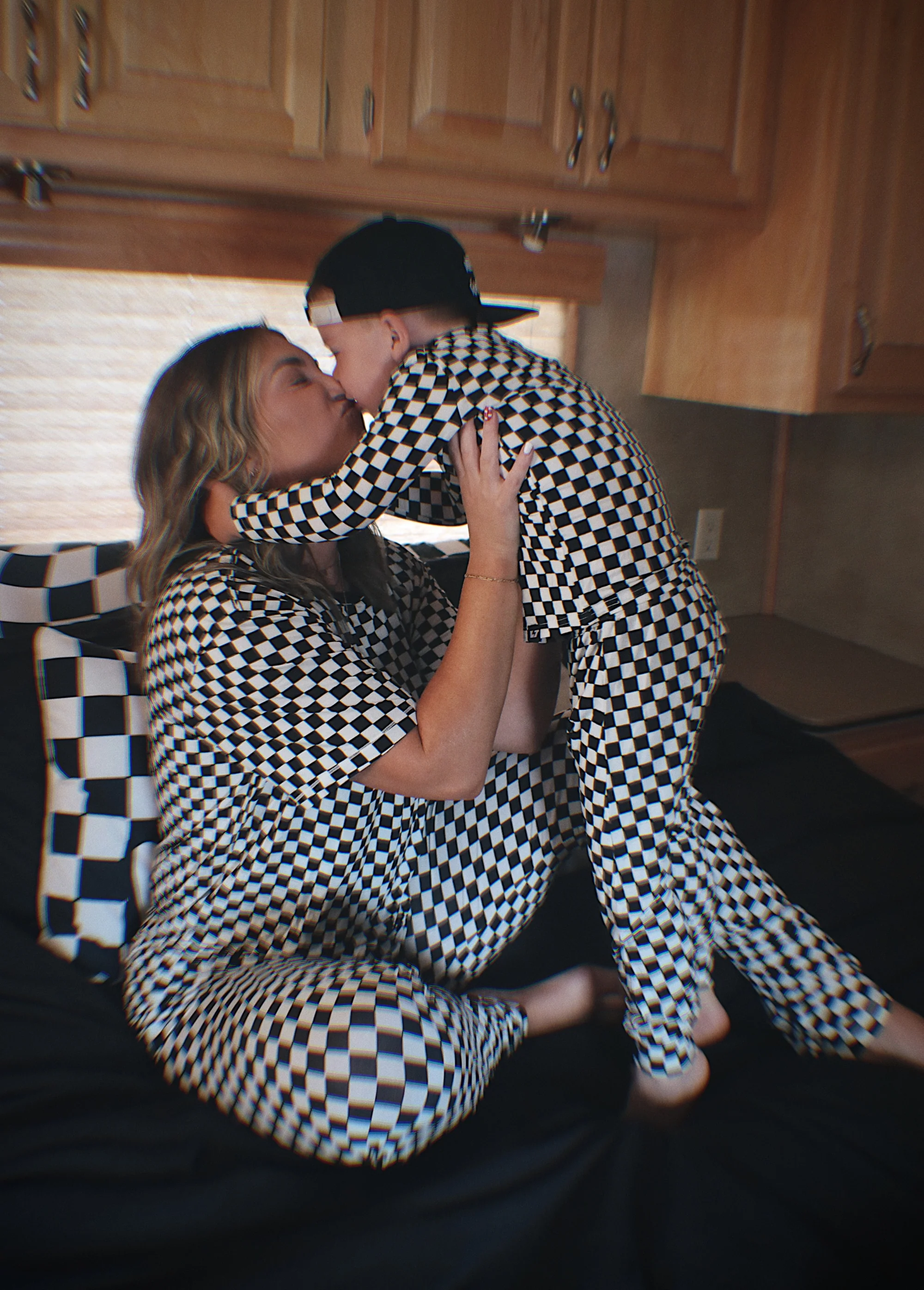 Women's Classic Checker Bamboo Set - Image 6