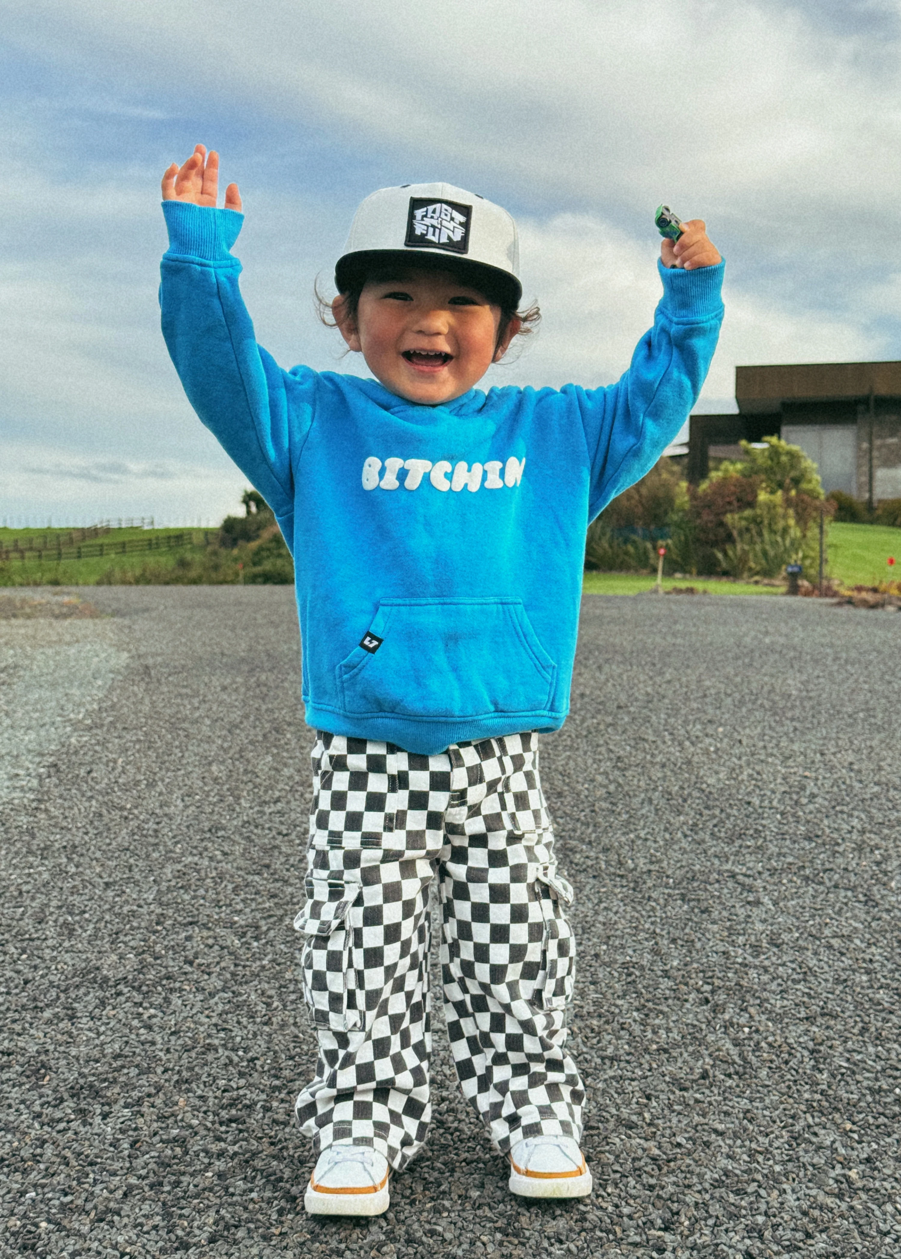 Checkered Baggy Cargo Pants - Image 5