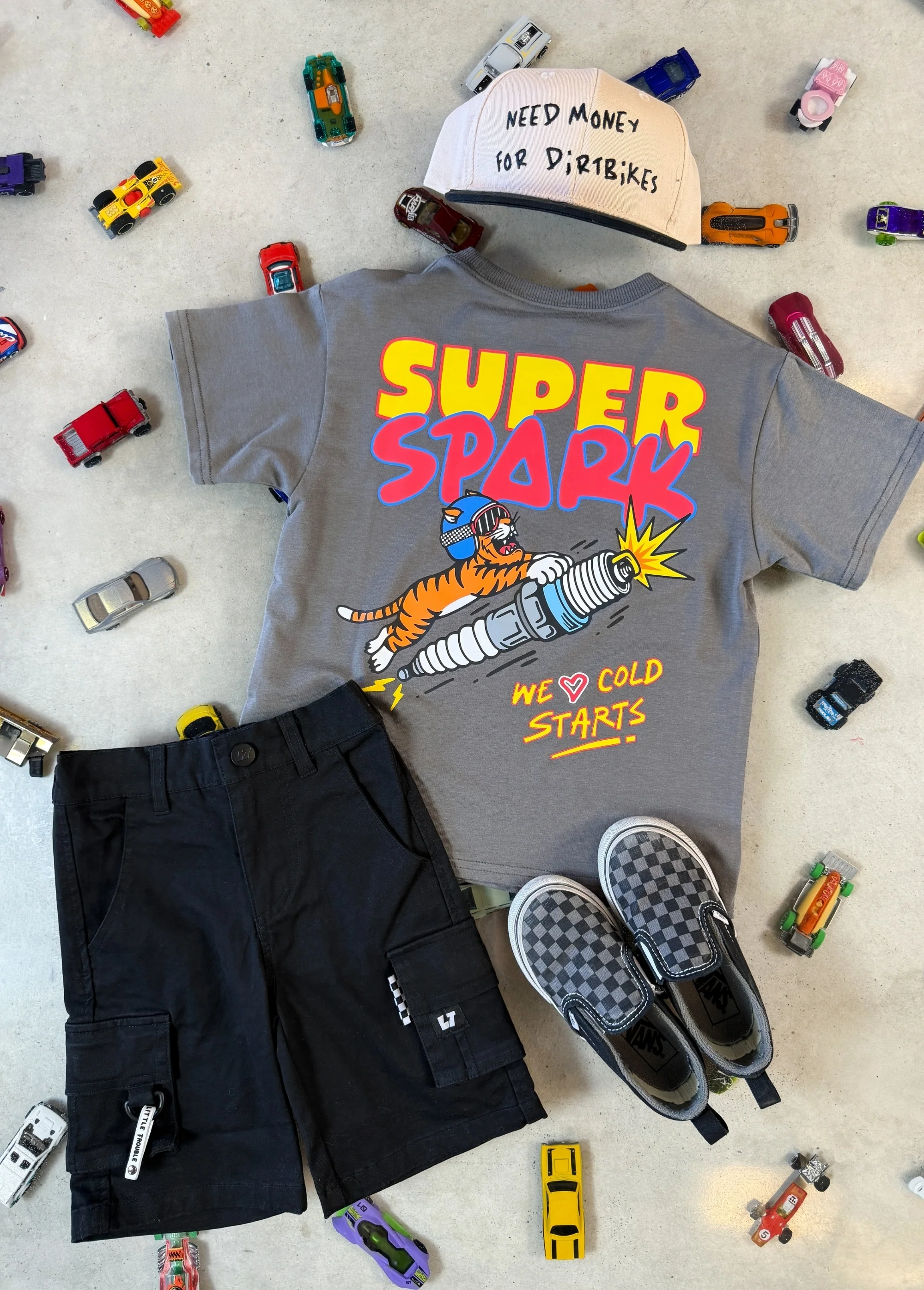 Black Cargo Shorts - Image 3