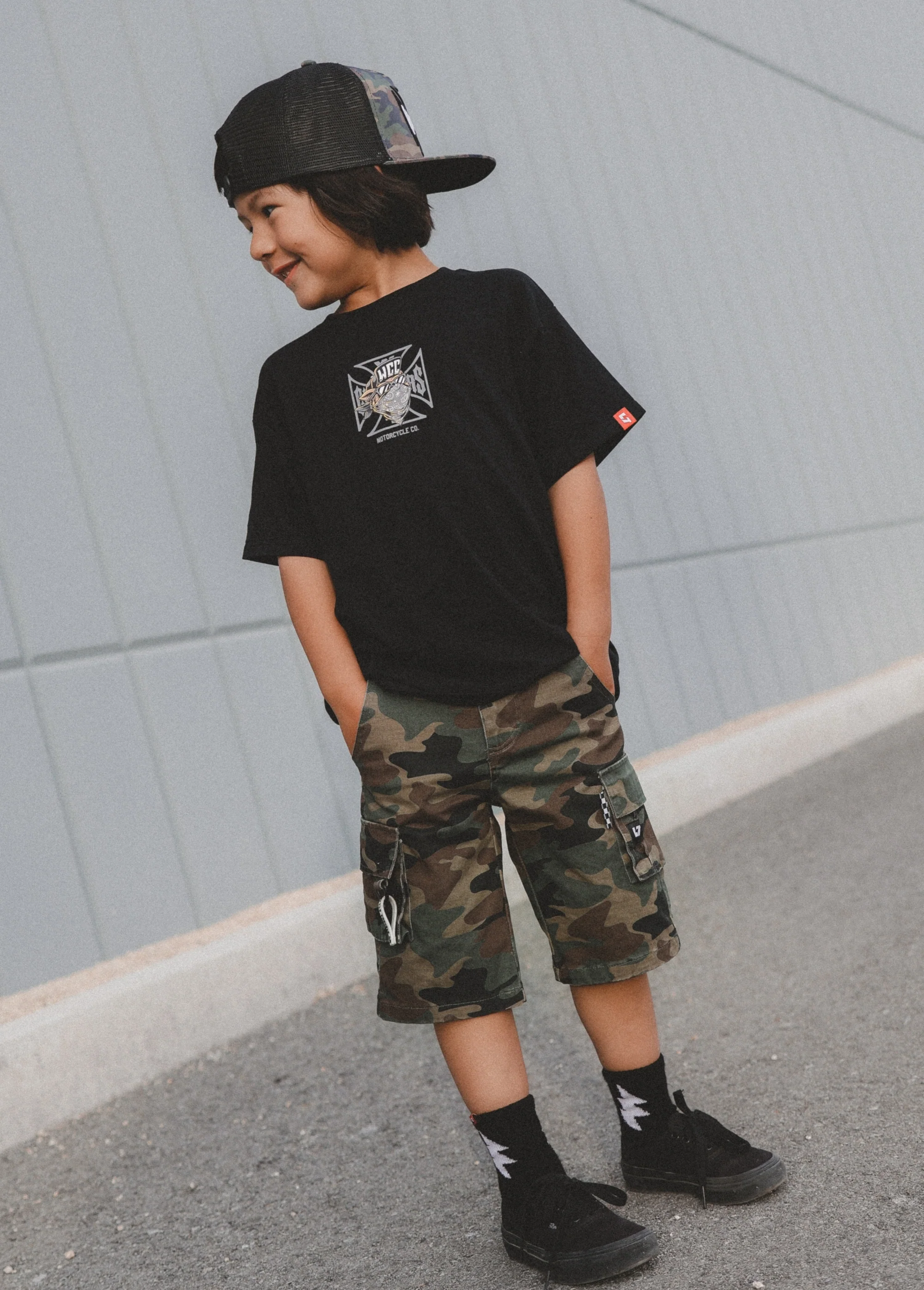 Camo Cargo Shorts - Image 7
