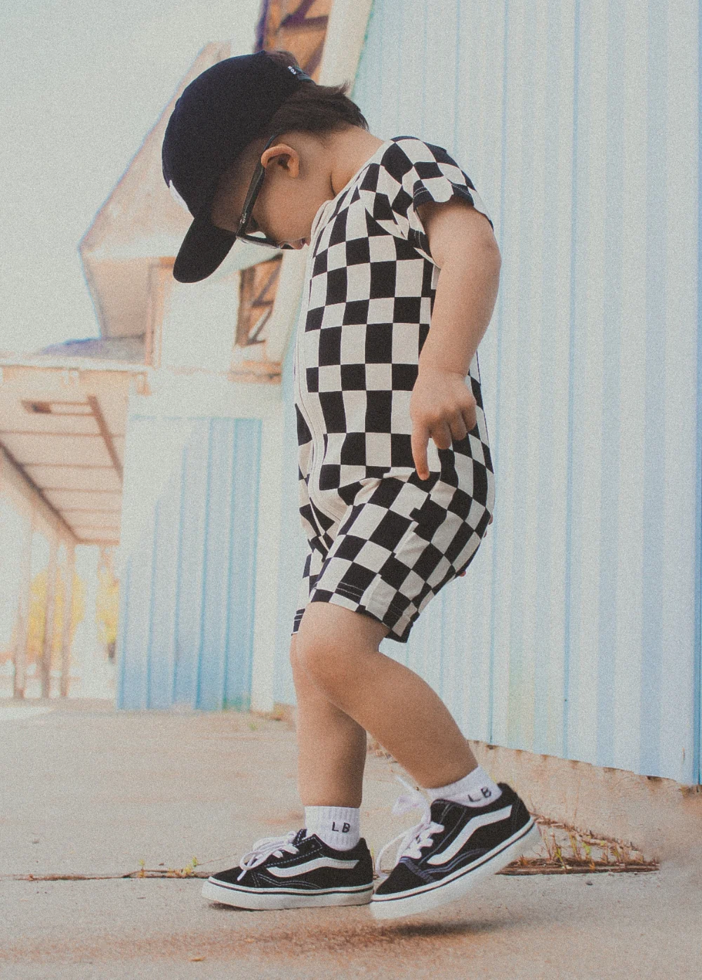 Checker Shorties Black - Image 3