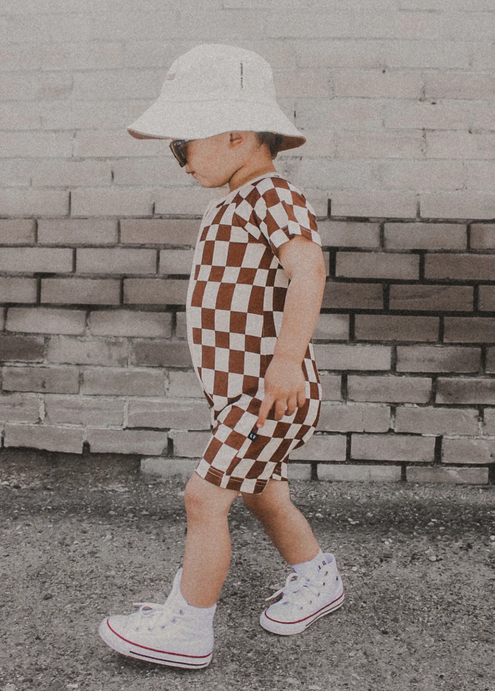 Checker Shorties Brown - Image 3