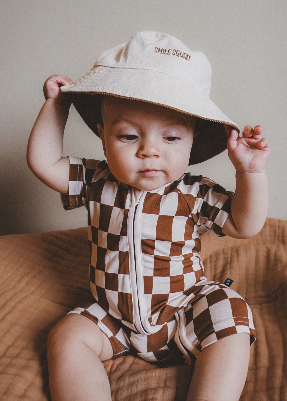 Checker Shorties Brown - Image 4
