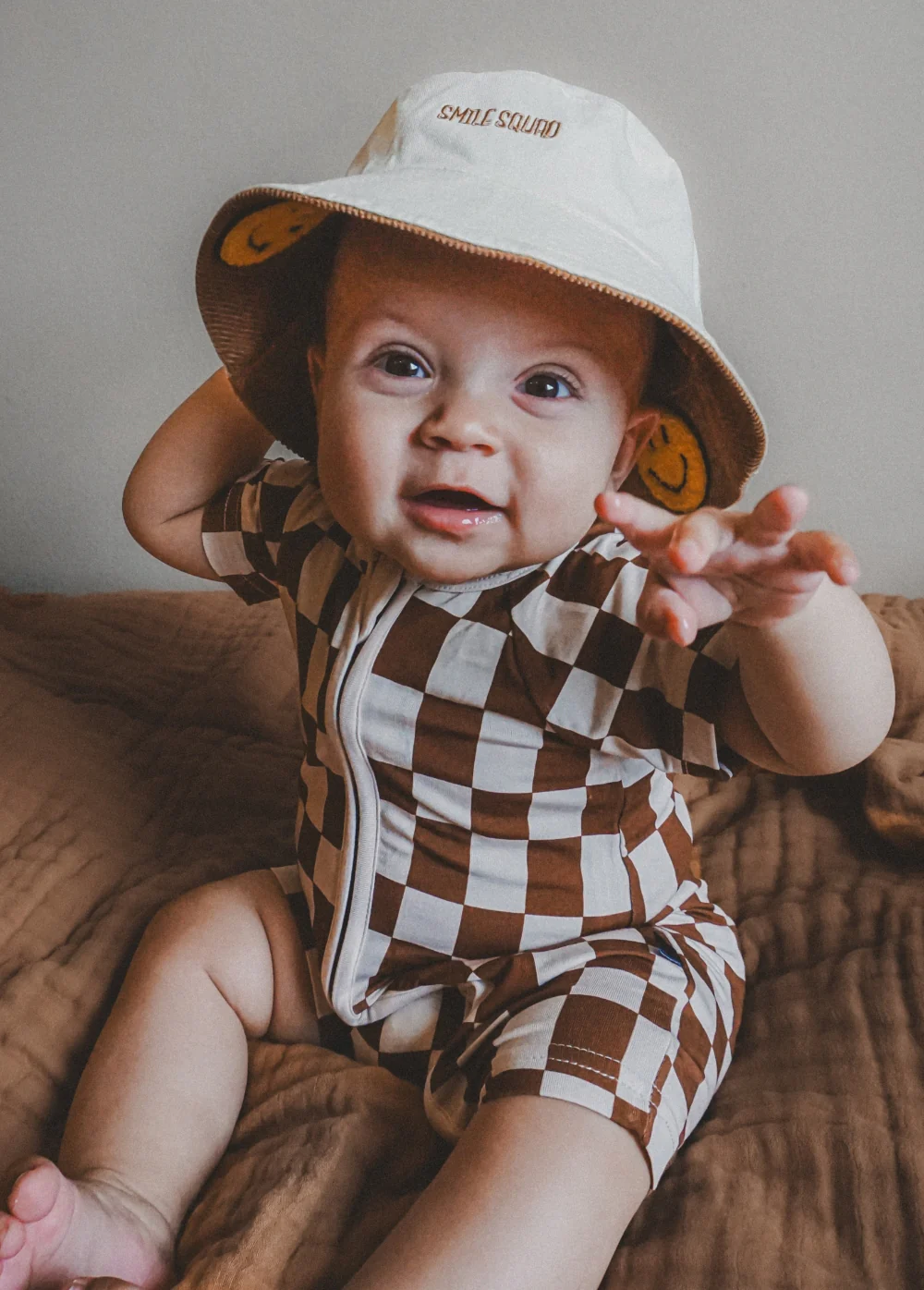 Checker Shorties Brown - Image 5