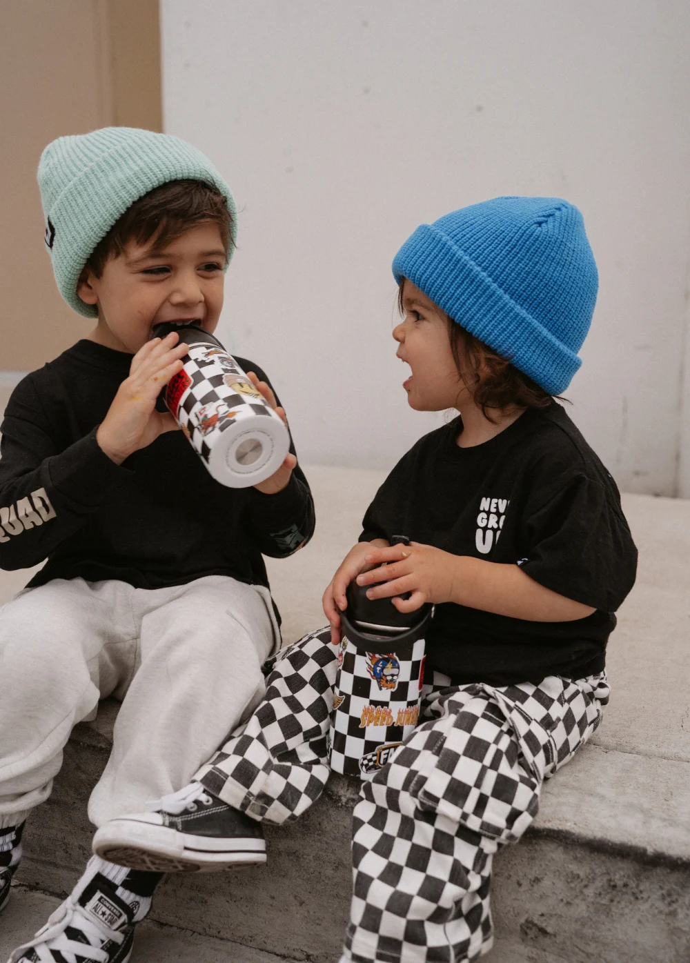 Checkered Baggy Cargo Pants - Image 8