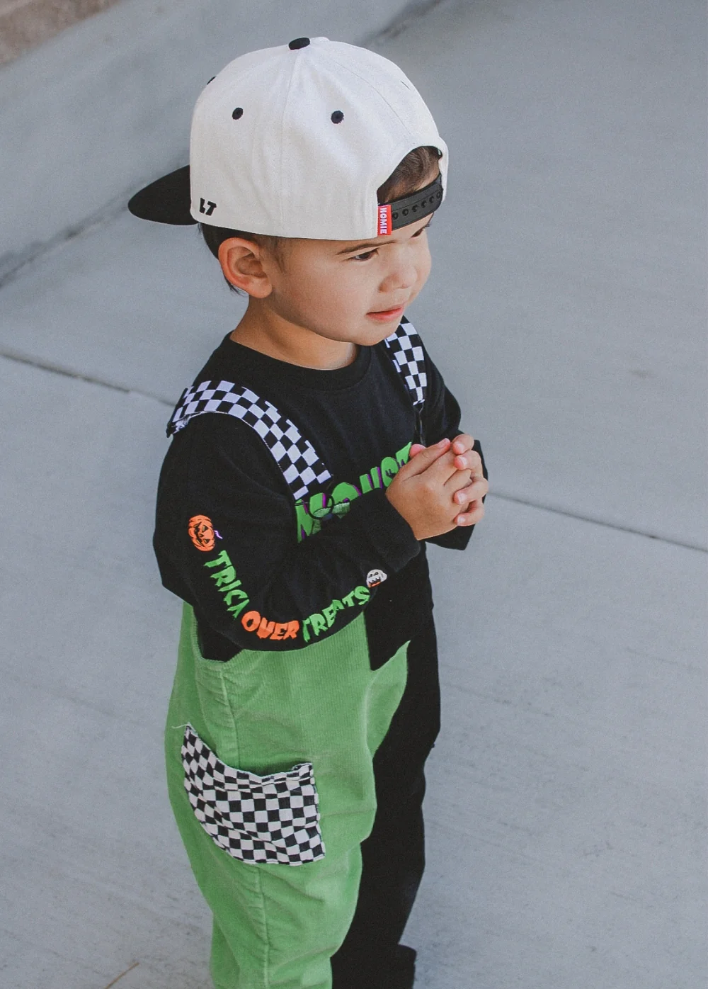 Colorblock Green Overalls - Image 4