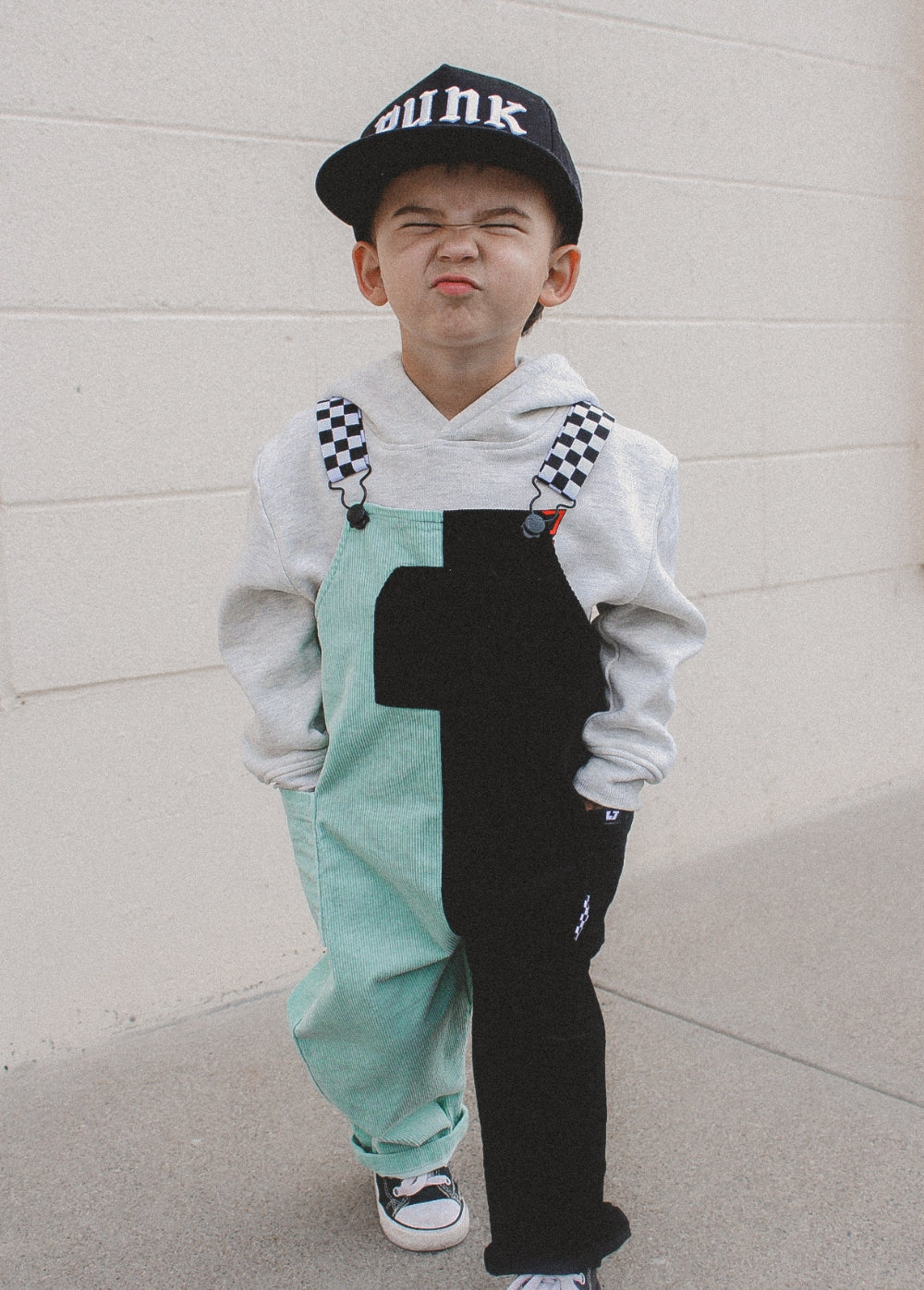 Colorblock Mint Overalls - Image 4