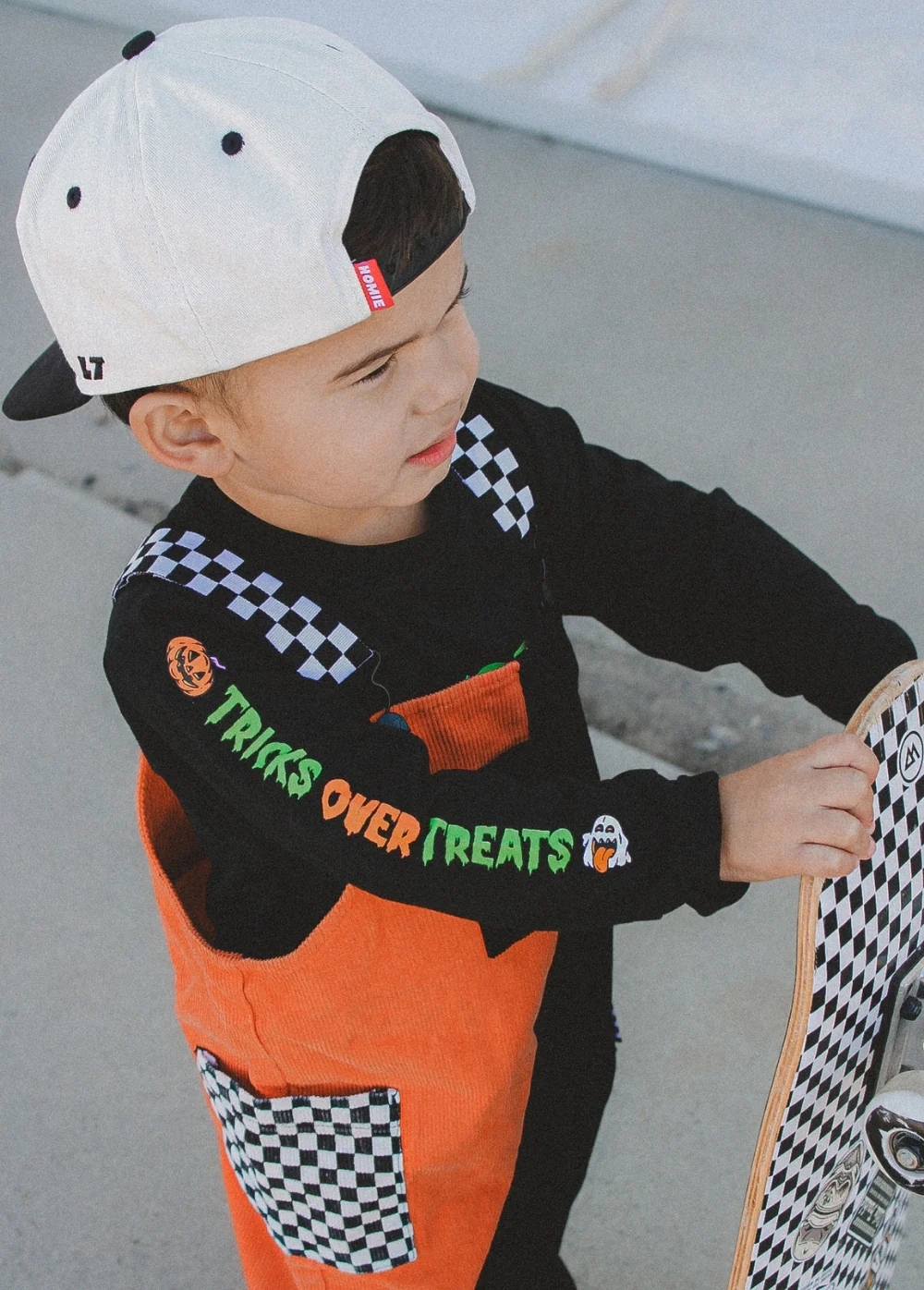 Colorblock Orange Overalls