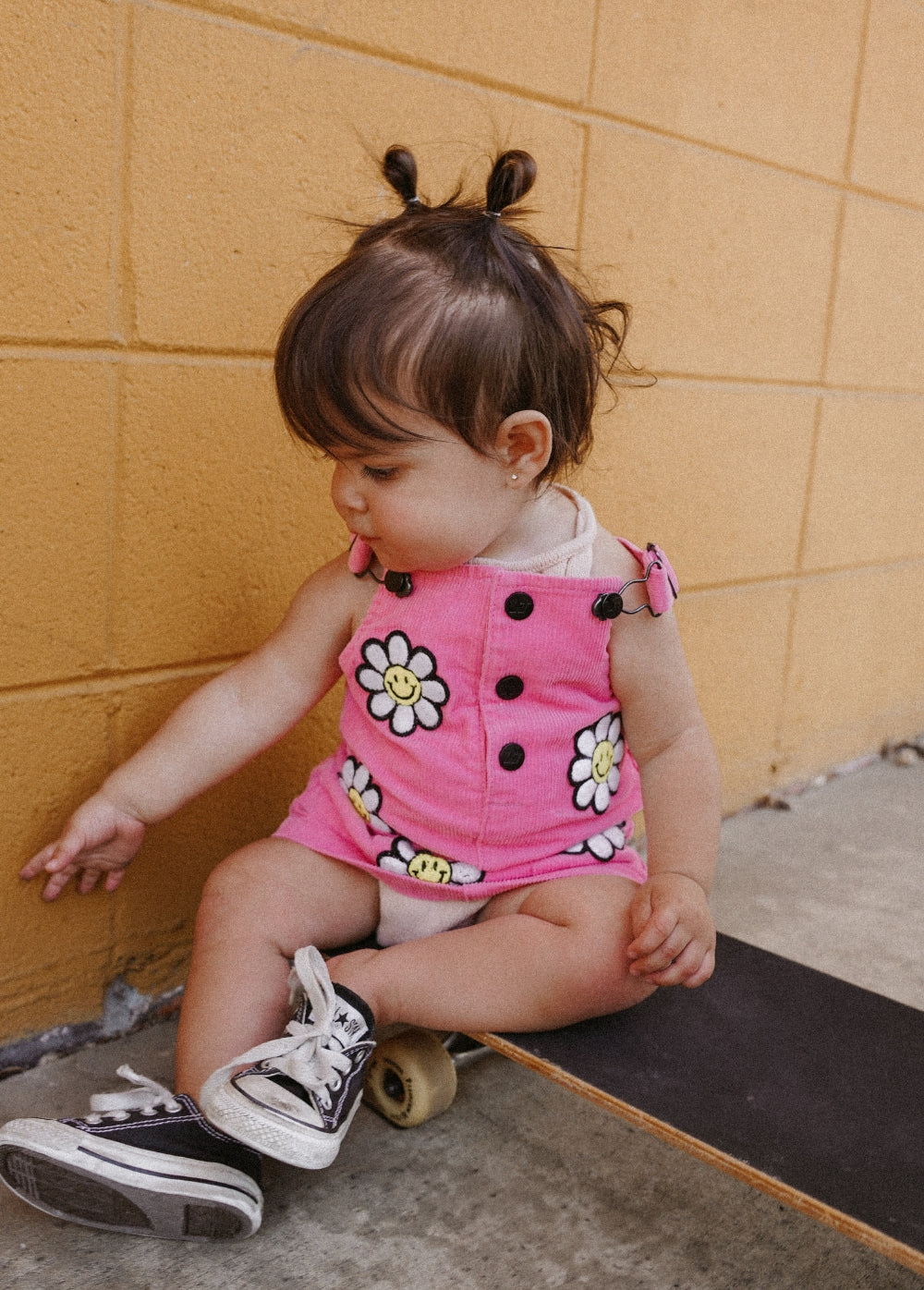 Little Bloomer Pink Corduroy Dress - Image 12