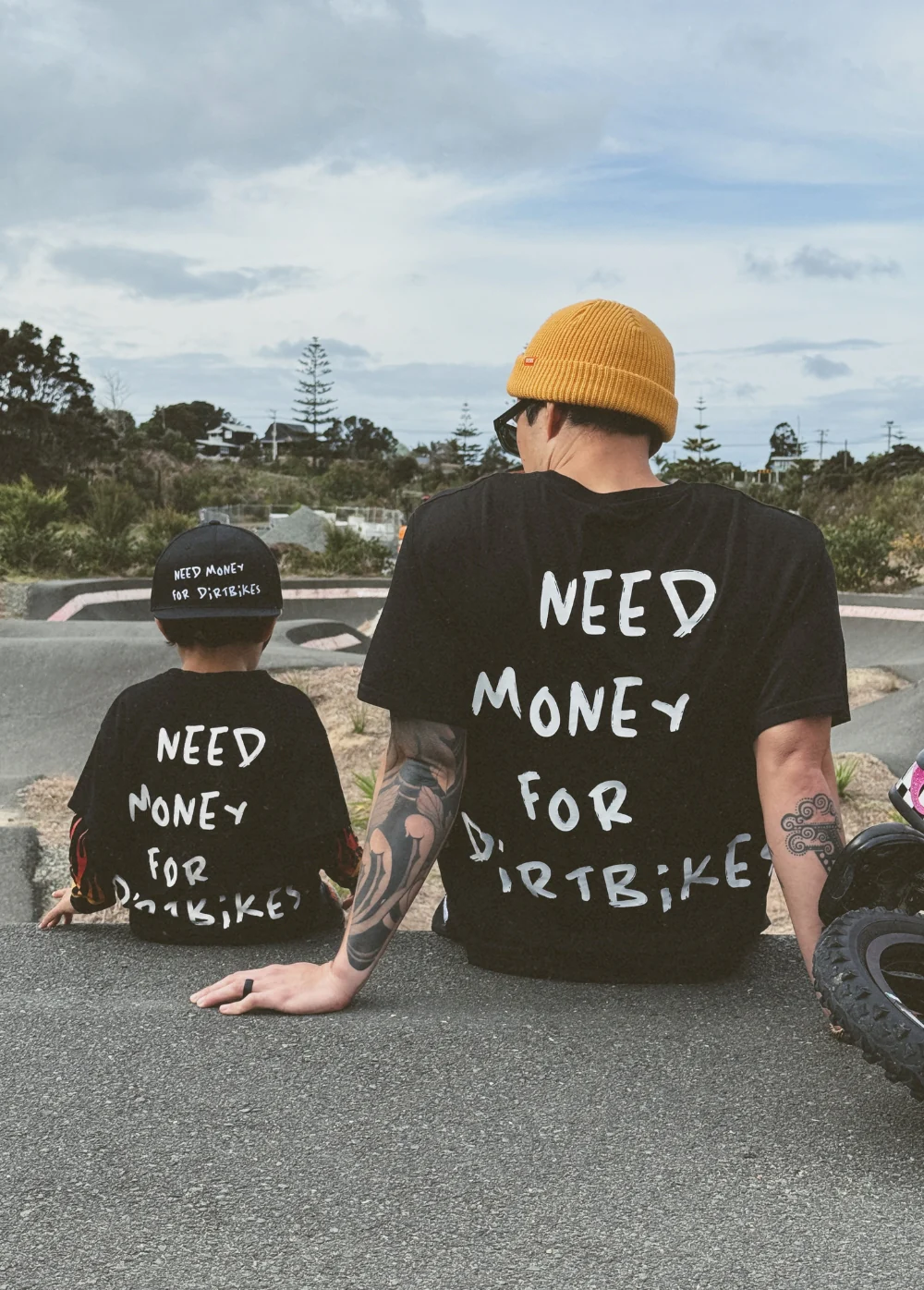 Need $ For Dirt Bikes Snapback Black - Image 3