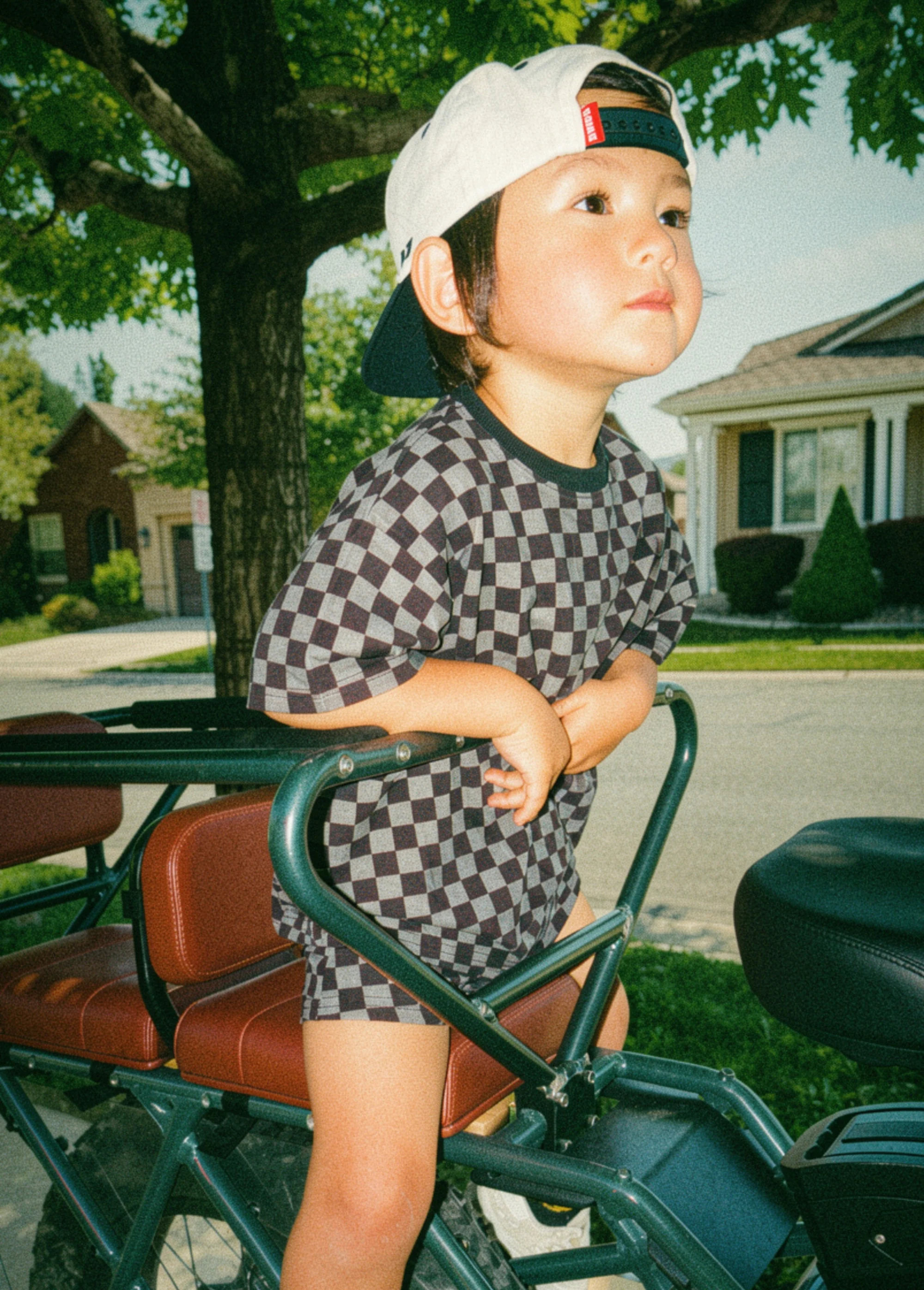 Grey Checkered Summer Set - Image 4