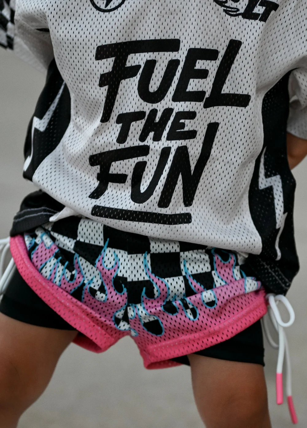 Heater Girls Mesh Shorts Checkers - Image 5