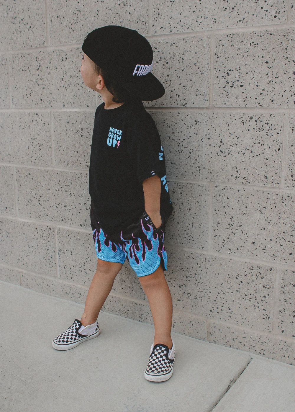 Heater Flame Shorts Blue - Image 5