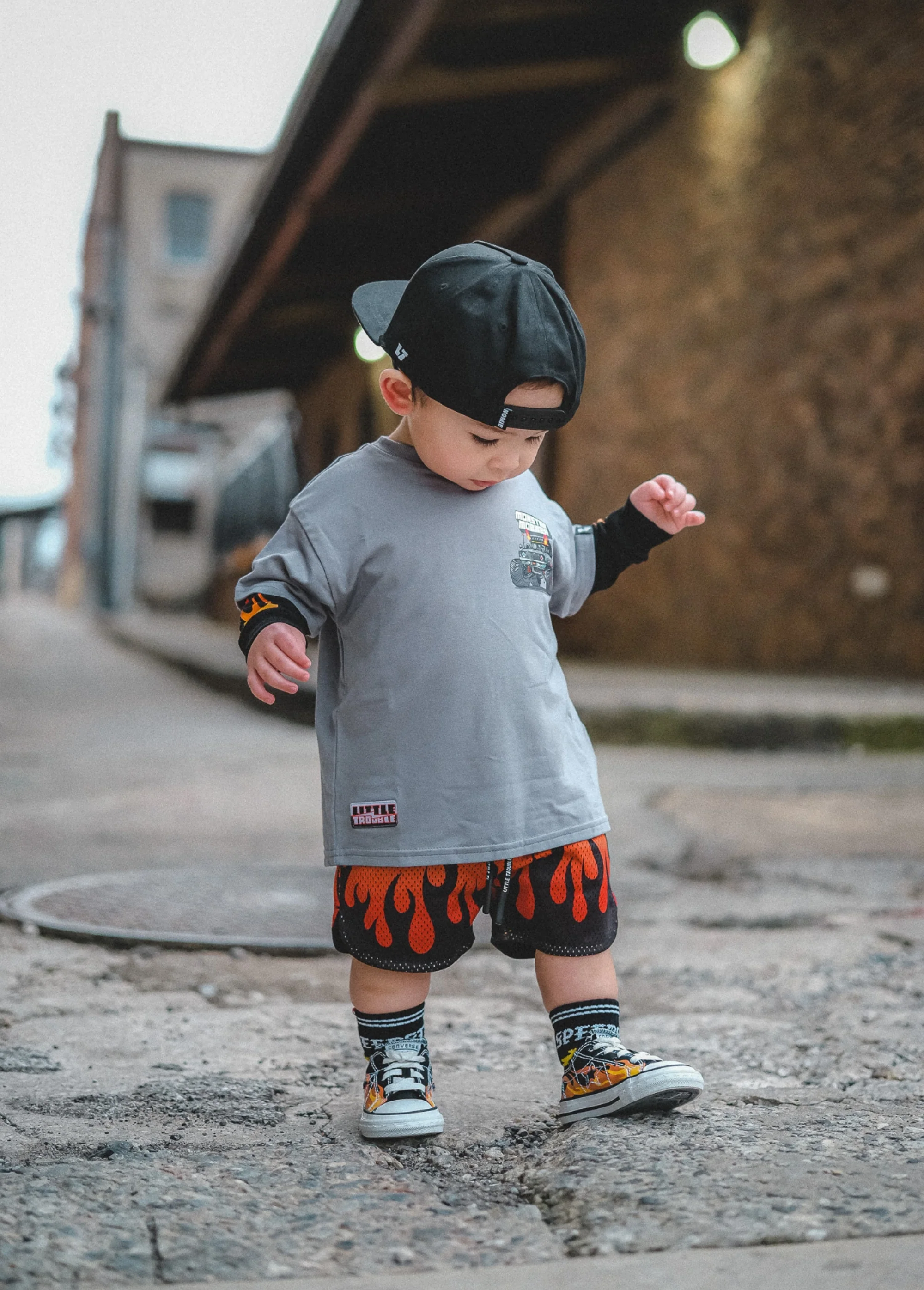 Heater Flame Shorts Orange - Image 5