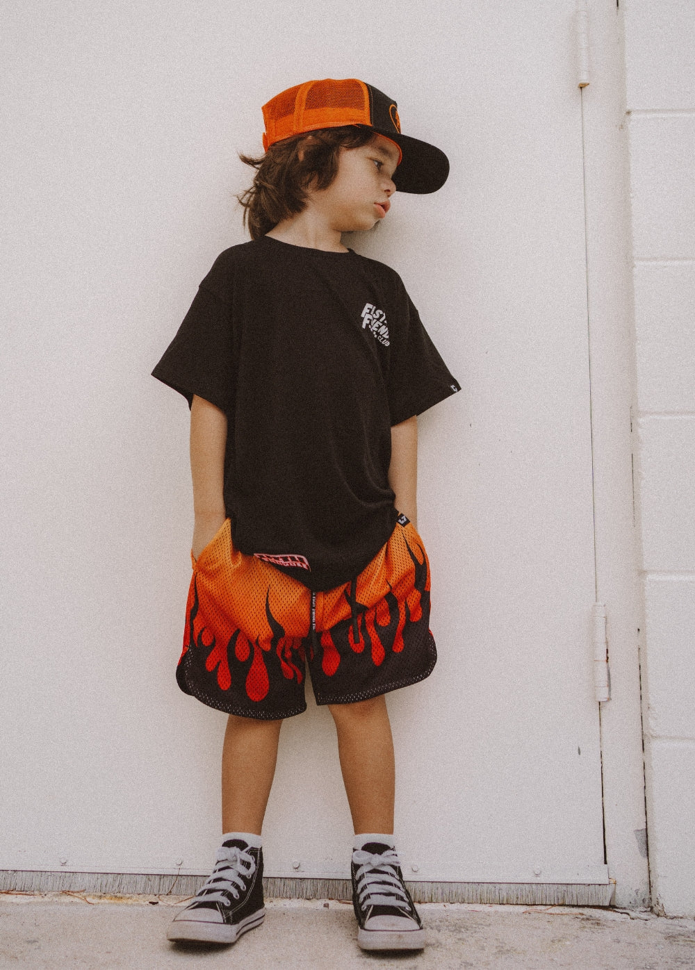 Heater Flame Shorts Orange - Image 6