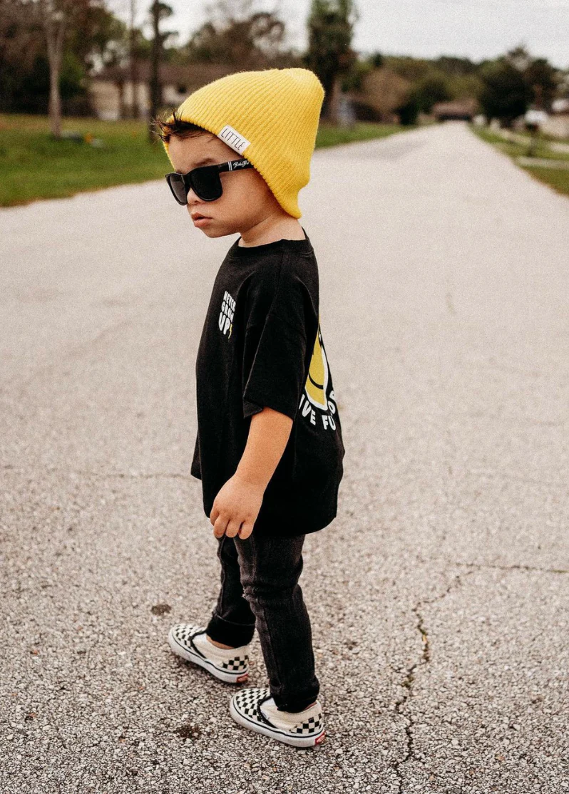 Never Grow Up T-Shirt Yellow - Image 4