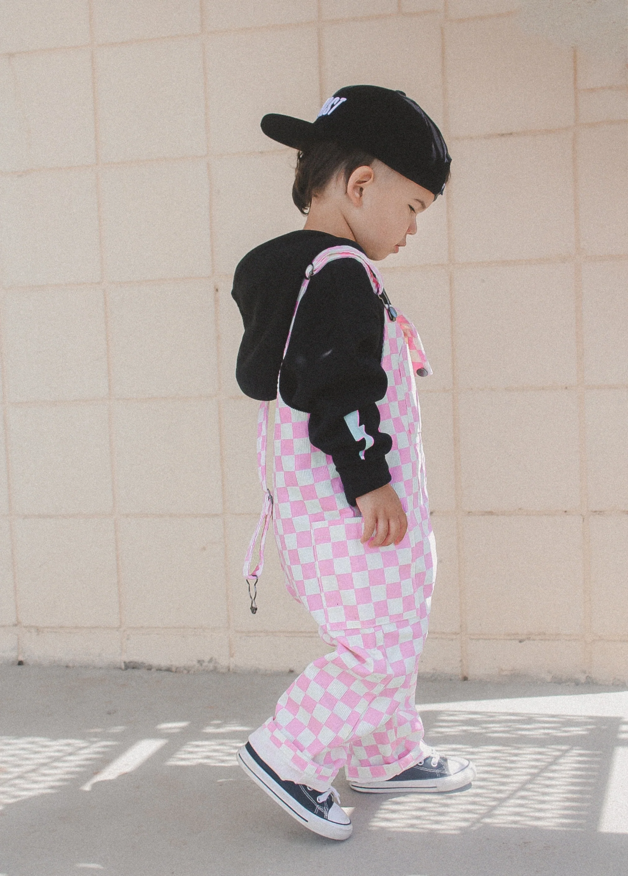 Pink Checkered Overalls - Image 10