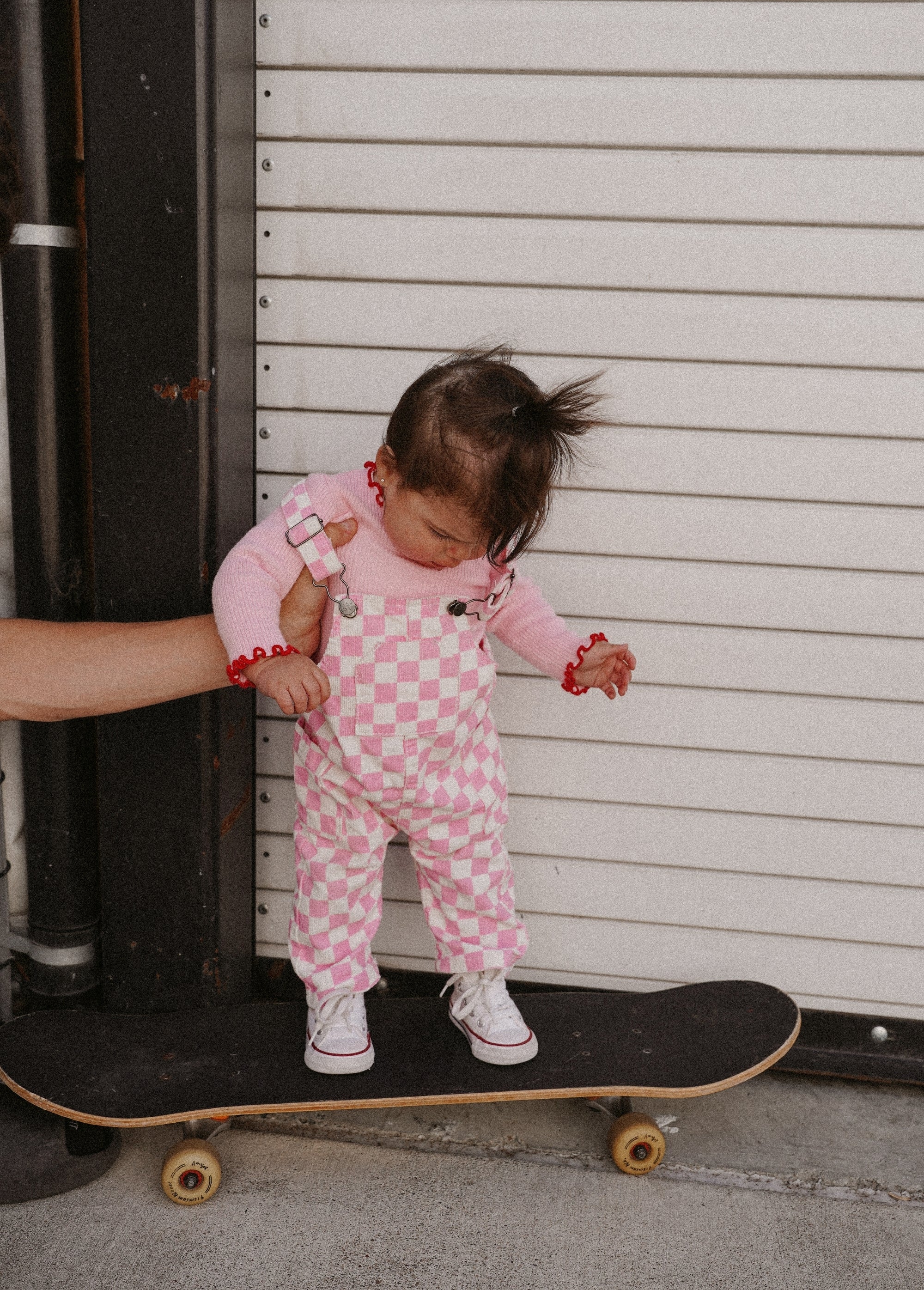 Pink Checkered Overalls - Image 4