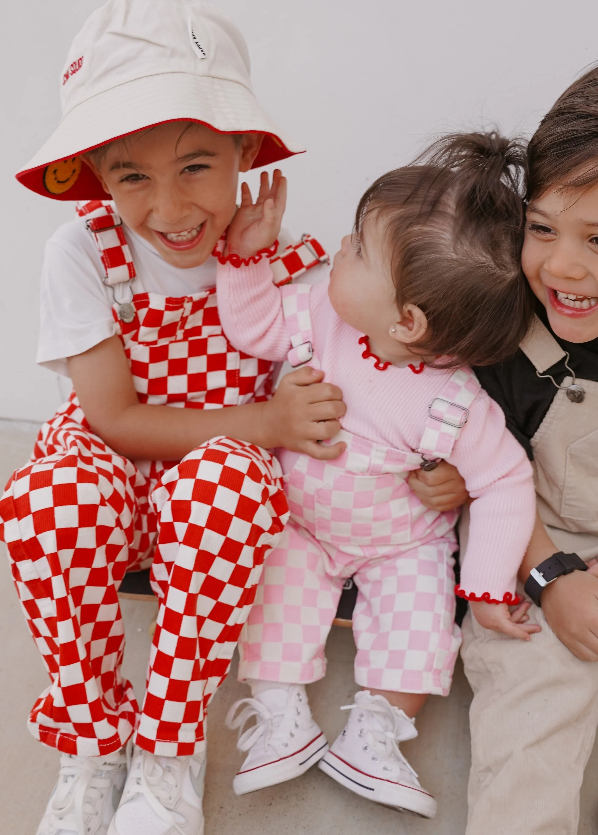 Pink Checkered Overalls - Image 8