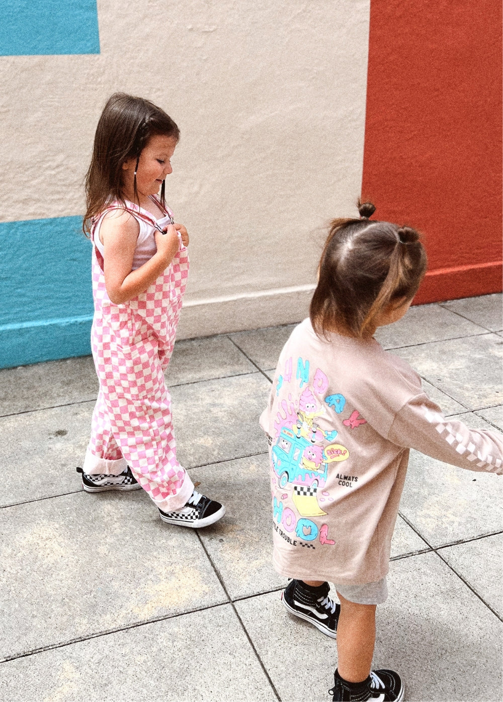 Pink Checkered Overalls - Image 9