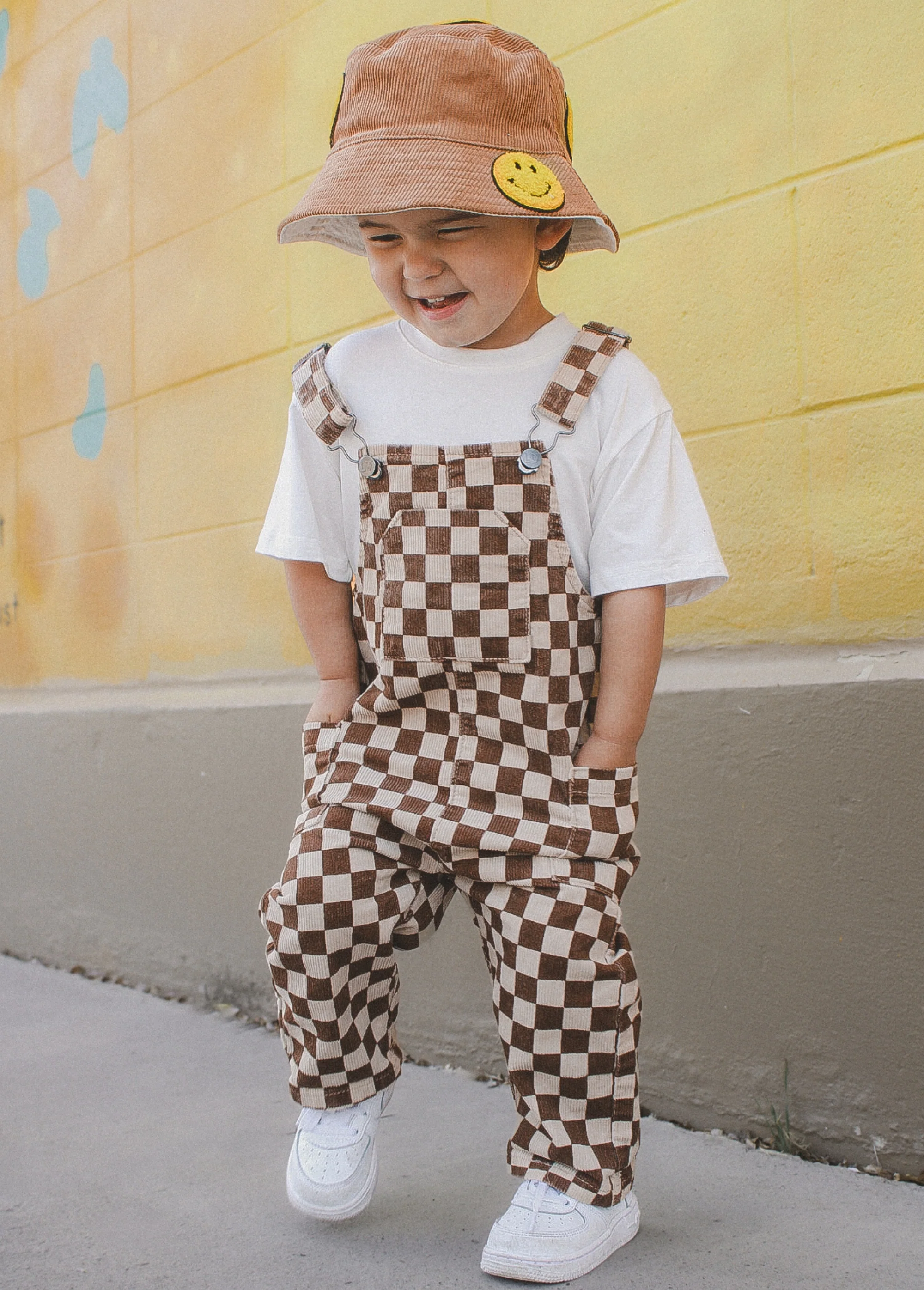 Smiley Bucket Hat Tan - Image 4