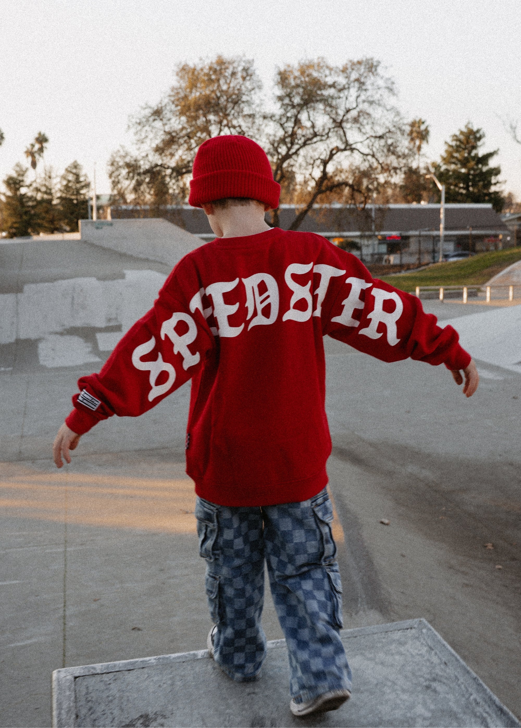 Speedster Crewneck Red - Image 6