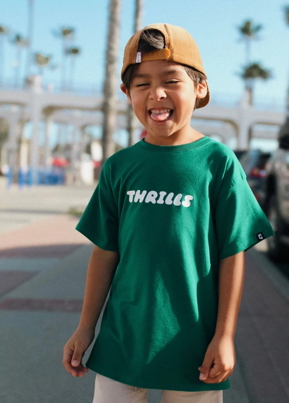 Thrills T-Shirt Green - Image 2