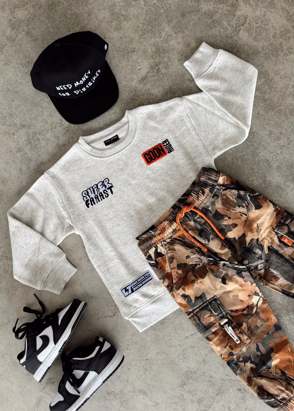 Too Fast Crewneck Heather Grey - Image 5