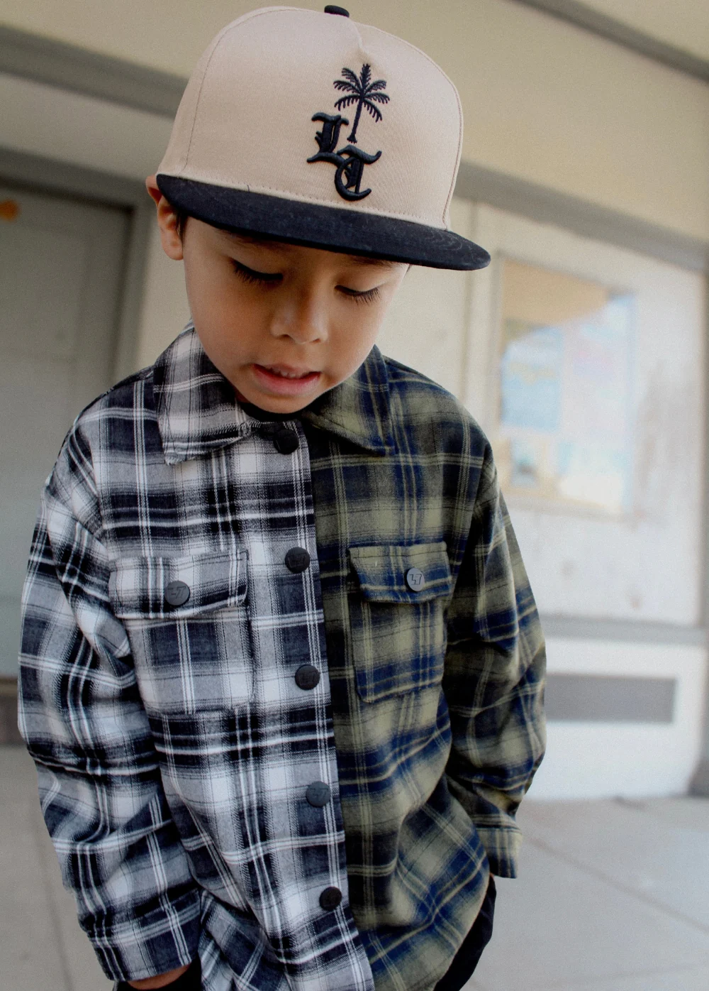 Two-Tone Flannel Black/Green - Image 4