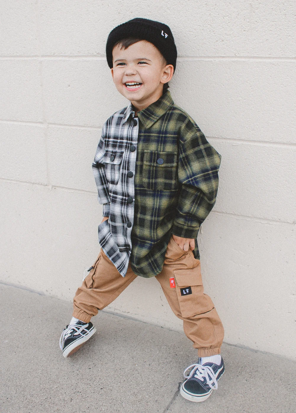 Two-Tone Flannel Black/Green - Image 6