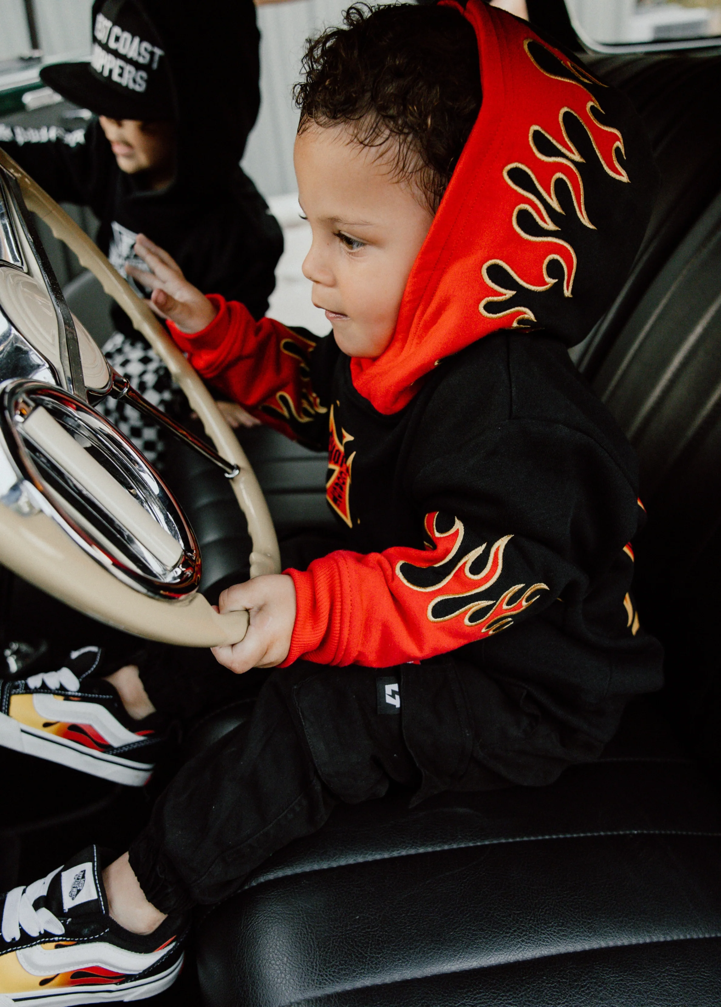 WCC Red Flame Hoodie - Image 5