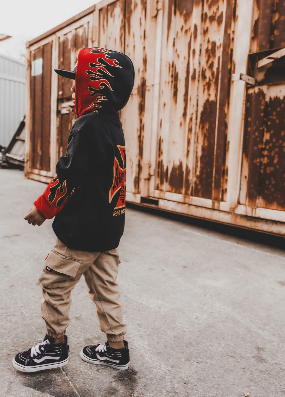 WCC Red Flame Hoodie - Image 7