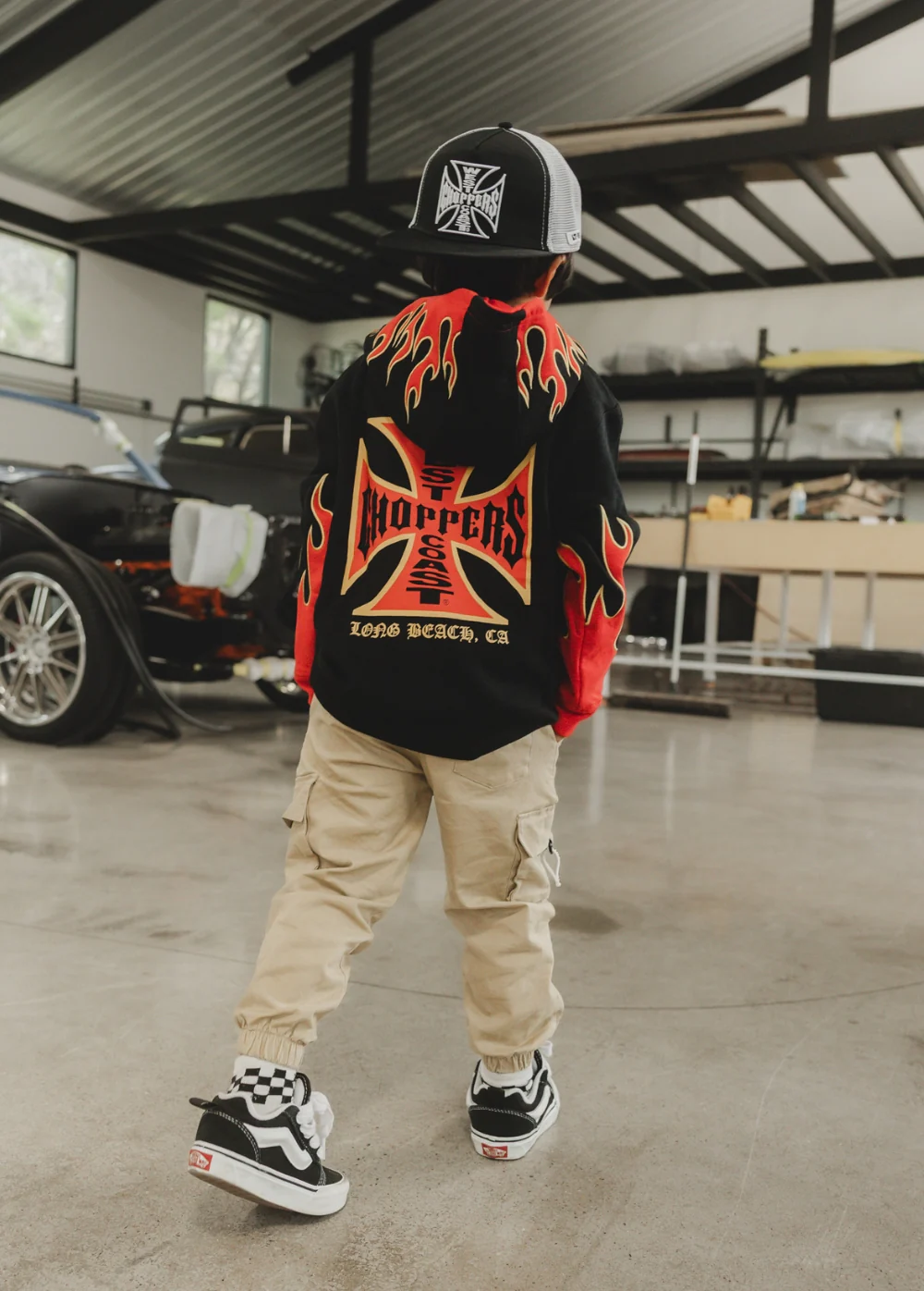 WCC Red Flame Hoodie - Image 8